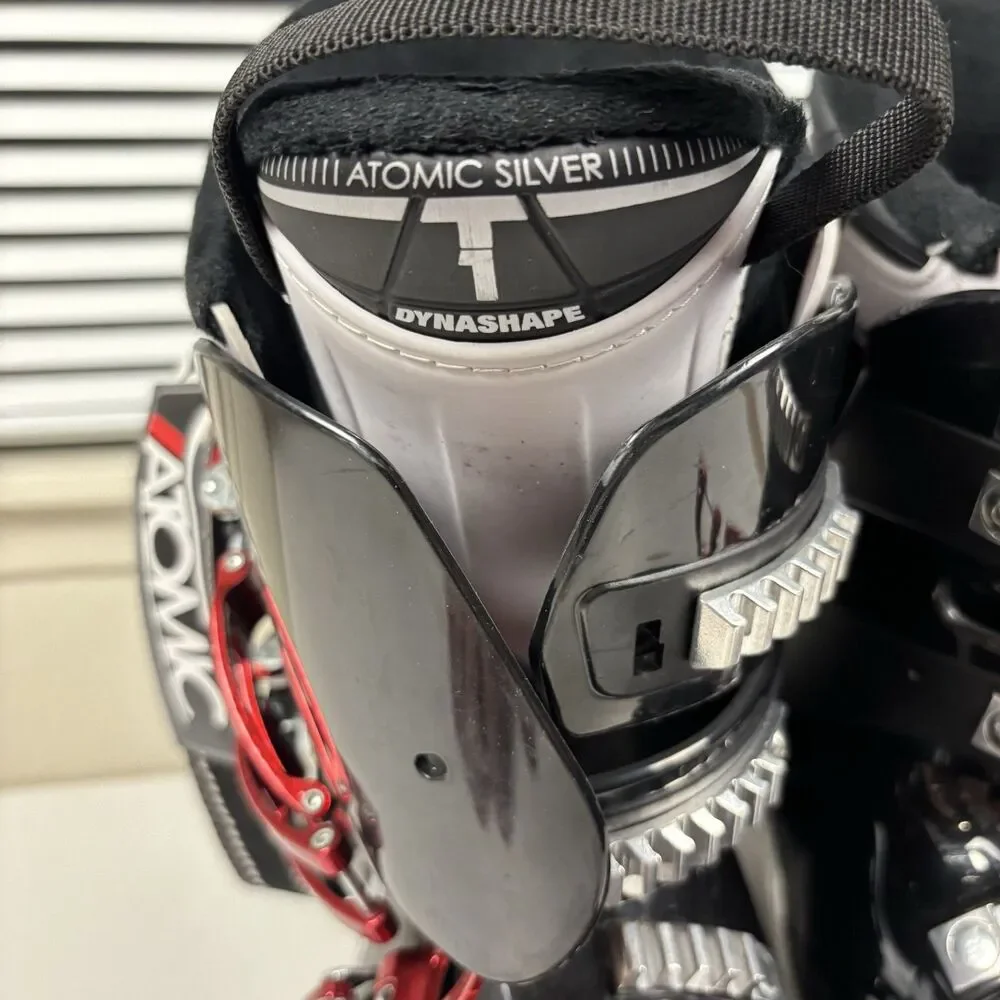 Atomic Silver Hawx 2.0 90 Ski Boots Red Black 295mm Size 25 25.5 Thinsulate 200